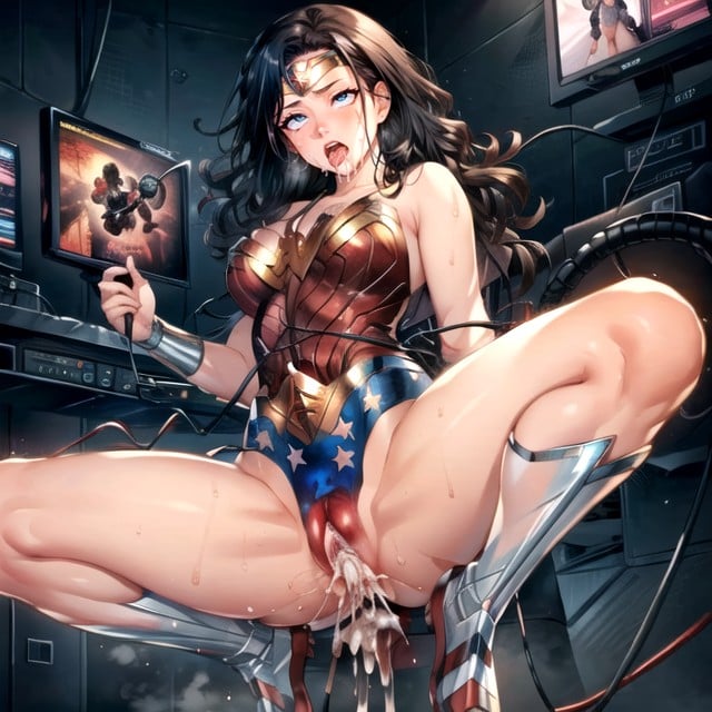 Wonder Woman (dc), Máquina Sexual, PastelPorno IA de transexuales