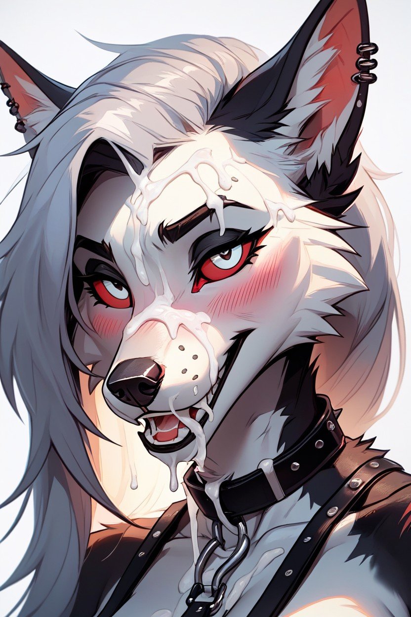 Bust Shot, Cum On Forehead, Cum EverywherePorno AI Furry