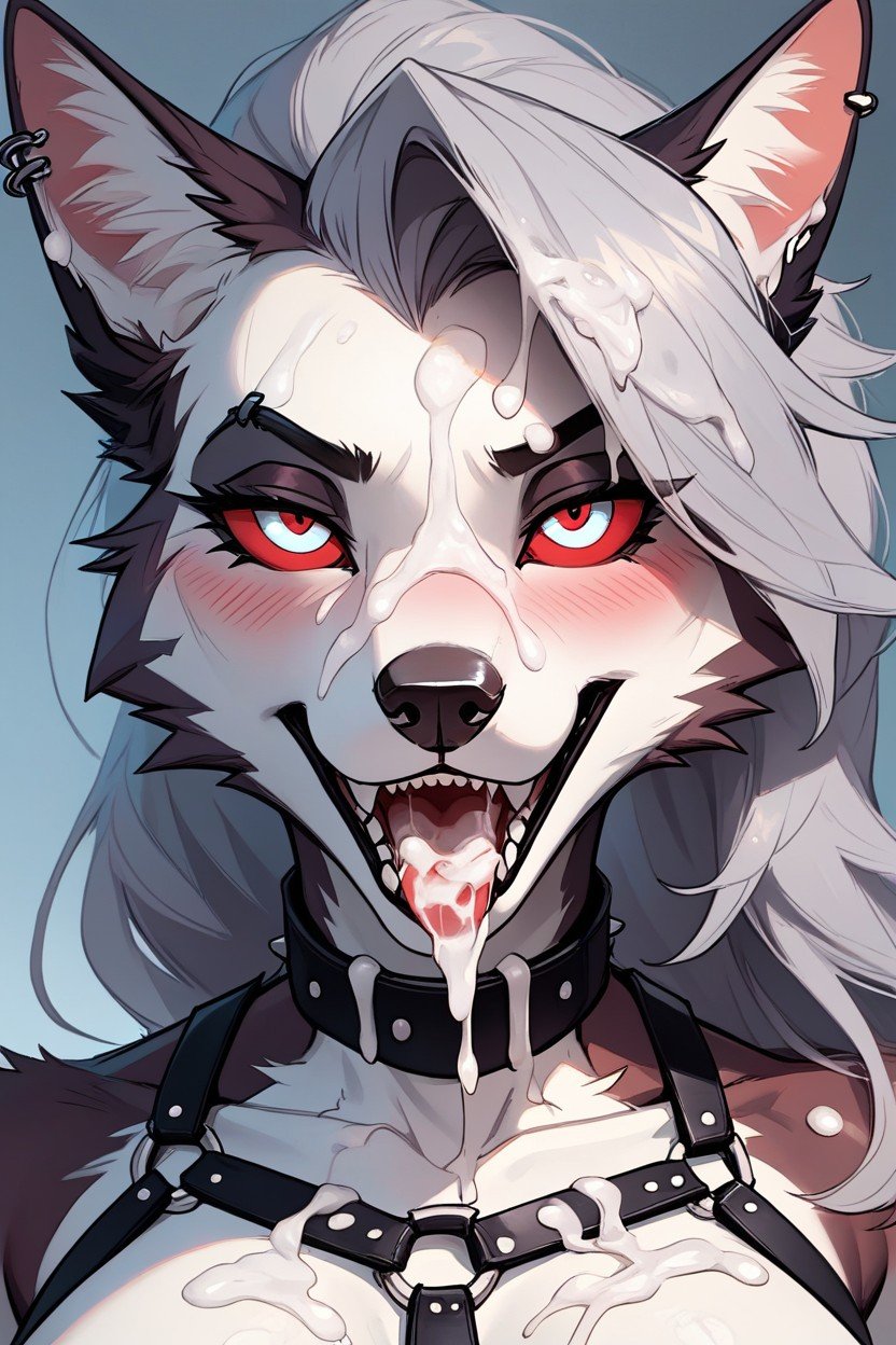 Cum On Snout, Detailed, Pechos GrandesPorno AI Furry