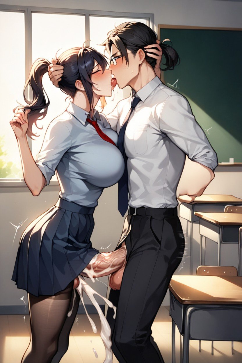 Extreme Creampie, Massive Veiny Cock, Classroom AI Porn