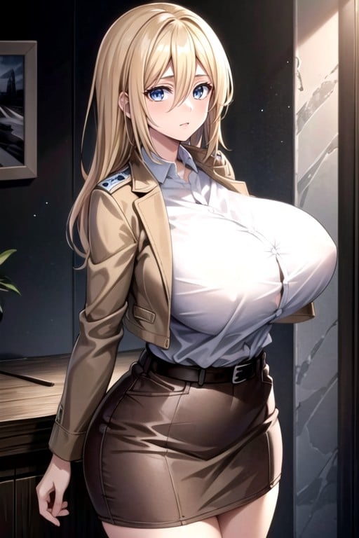 Historia (attack On Titan) , Massive Ass, Fake Breasts Shemale AI Porn