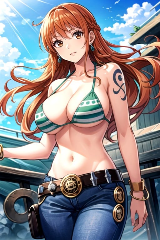 Nami (one Piece)Porno IA transsexuelle