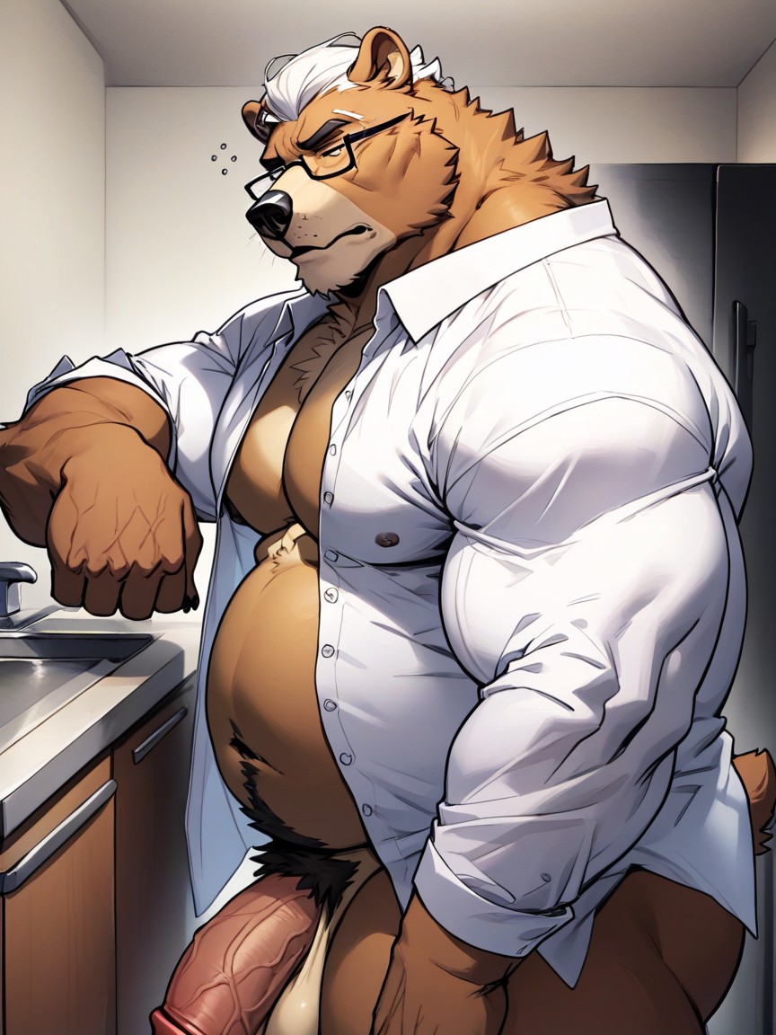 Bored, No Pants, Tired Furry AI Porn