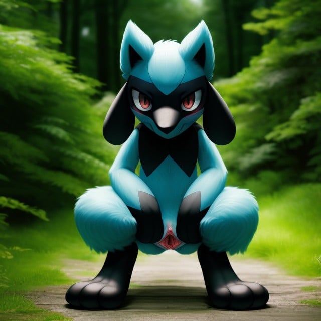 Riolu, Squatting, MasturbationAI兽人黄片