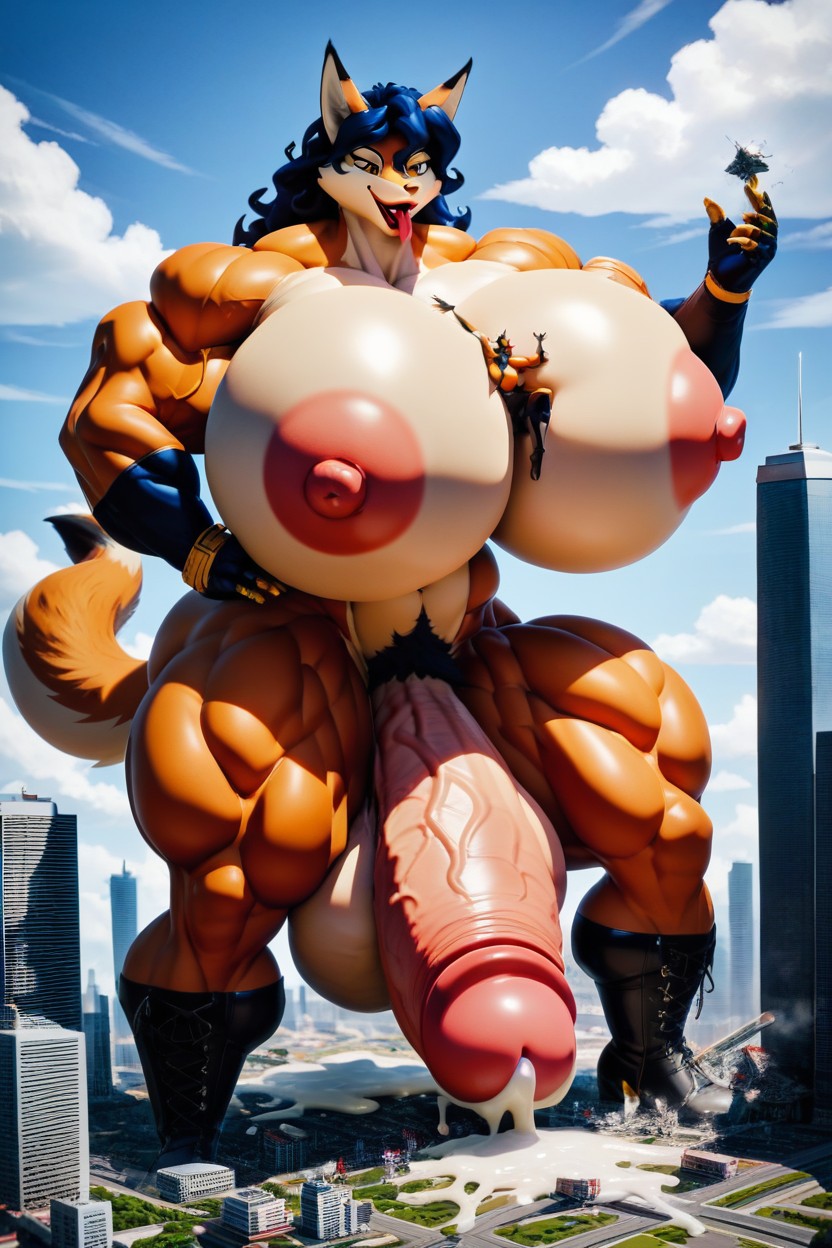 Toned, Cum, Demolish Furry AI Porn
