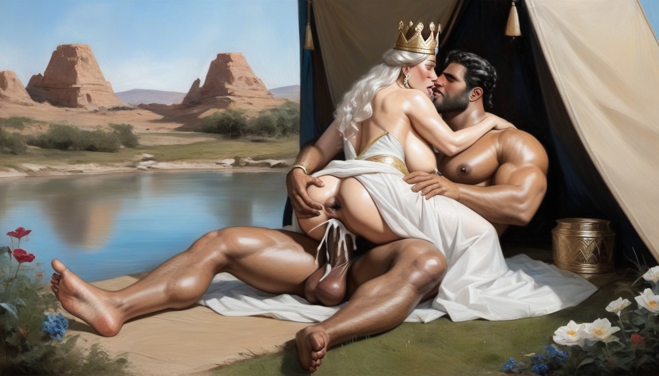 Lactating, Hearts, Tent AI Gay Porn