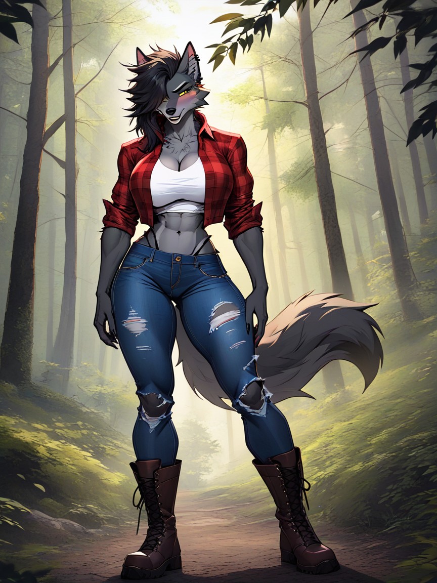 Forest, Buzzcut, 18 Furry AI Porn