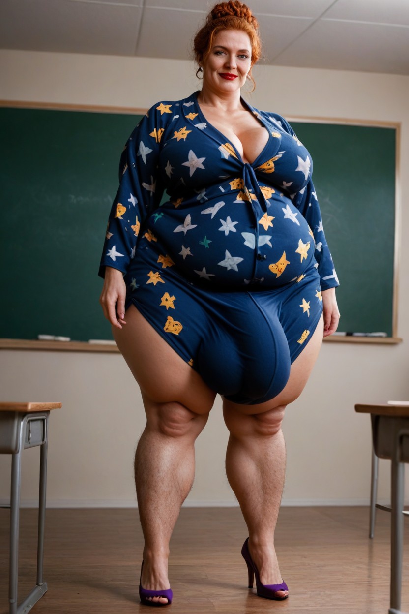 Large Veiny Calves, Fully Clothed, Magic School Bus Shemale AI Porn