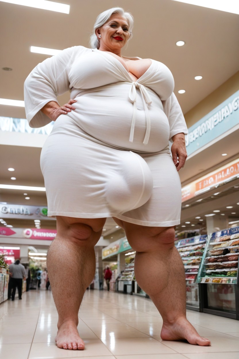 Grinning, Long Length, Fully Clothed Shemale AI Porn