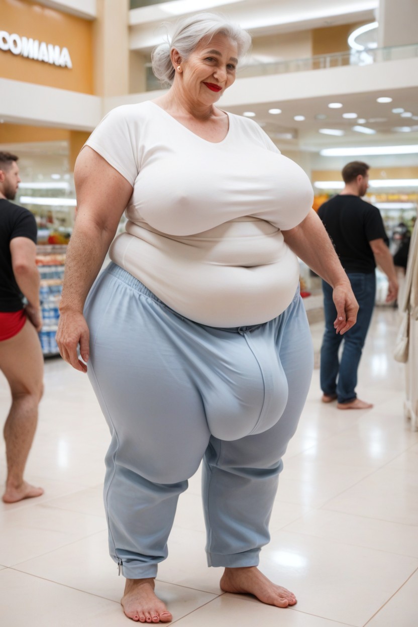 Fat, Full Body, Long Length Shemale AI Porn
