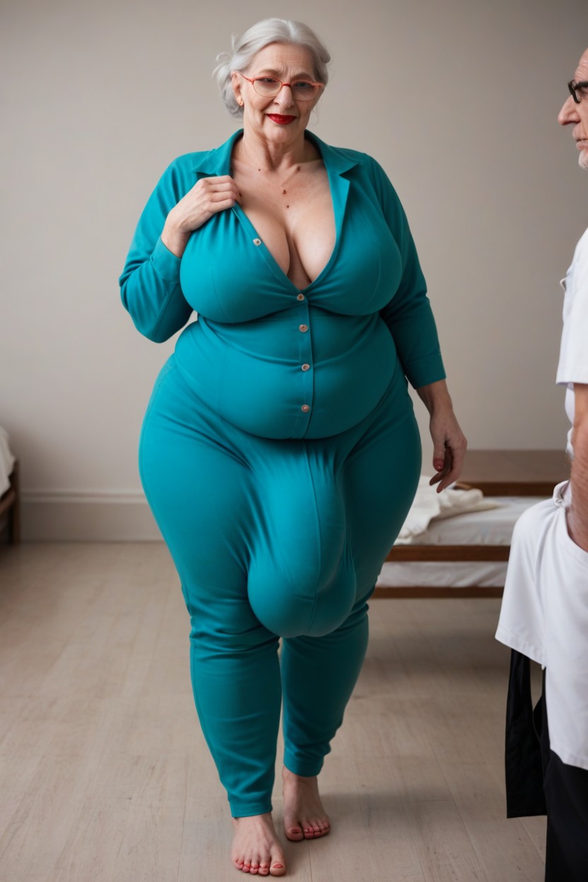 Obese, Onesie, Futa Is Bigger Shemale AI Porn