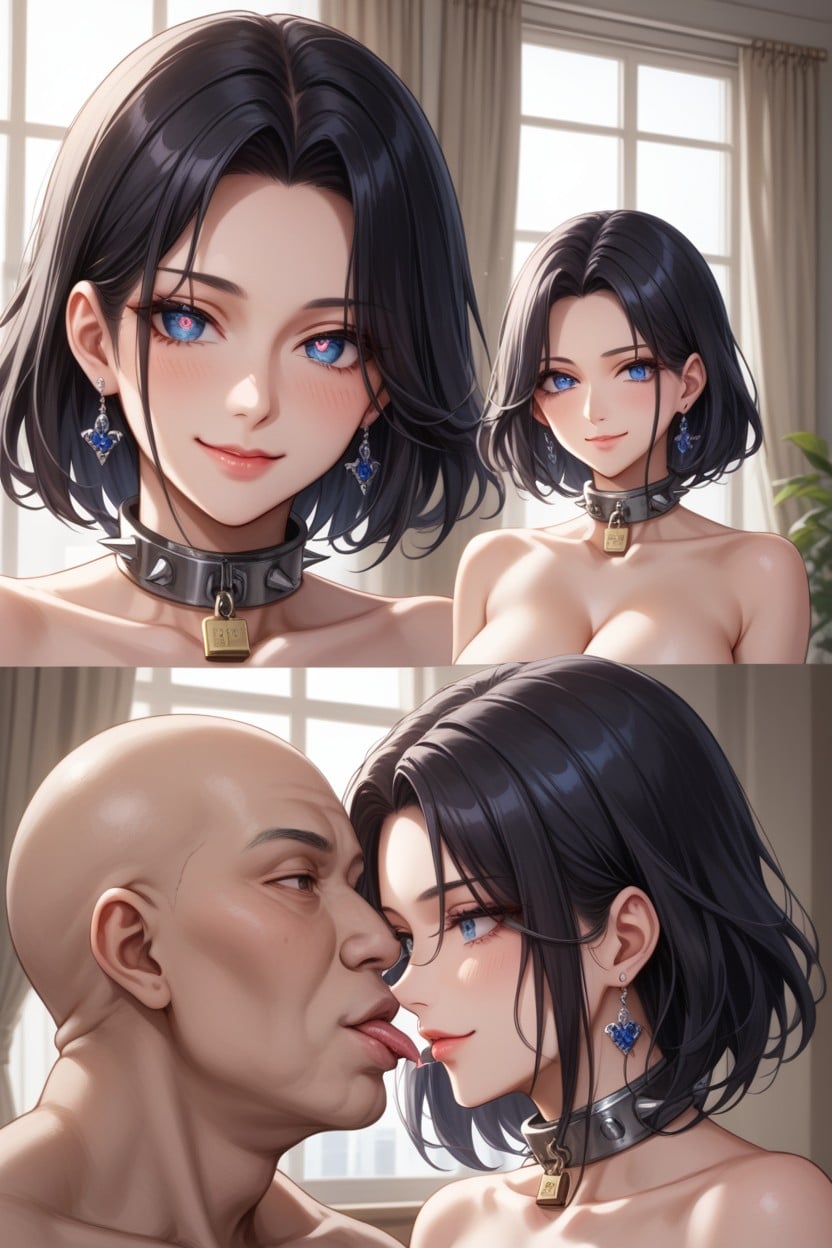 Complete Nude, Blue Hour, Serious Hentai AI Porn