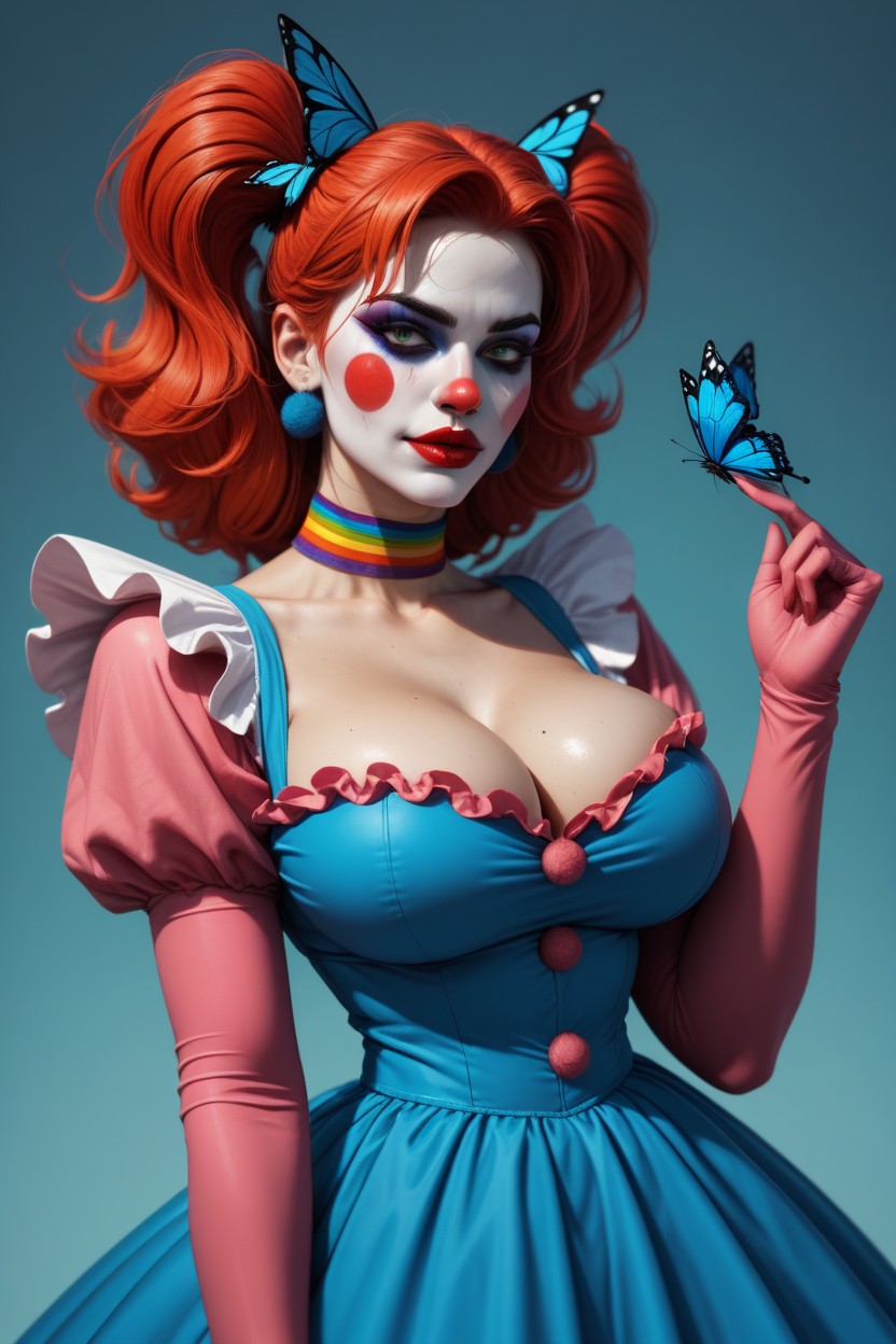 Butterfly Massive Tits Clown WomanPorno AI