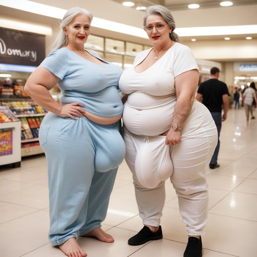 Obese, Pale Skin, Curly Shemale AI Porn