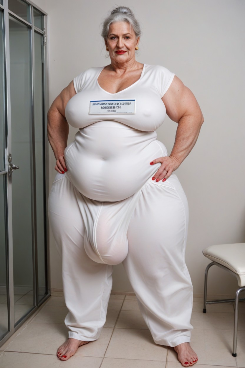 60+, Gigantic, Hospital Shemale AI Porn