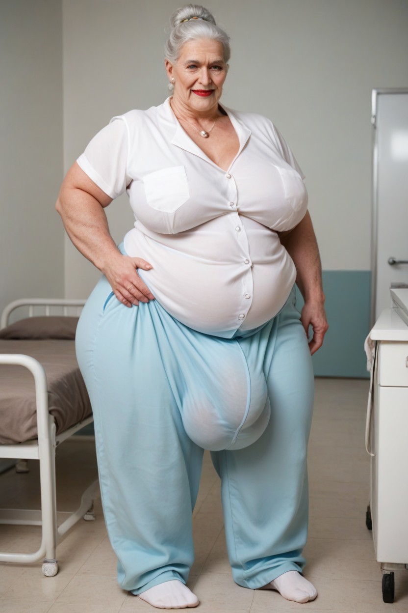 Piel Pálida, Sonriendo, Gigantic Saggy Breast Porno shemale IA