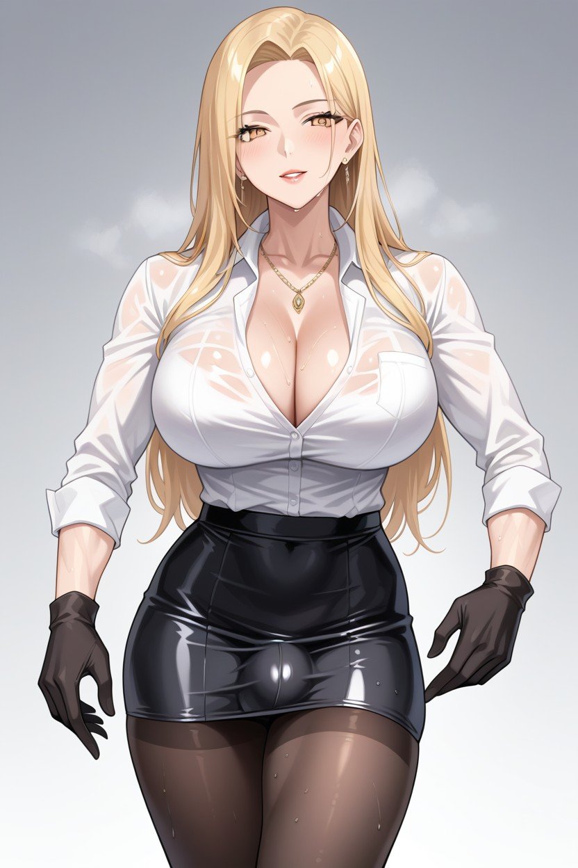 Shirt, Dhampir, Long HairPorno AI