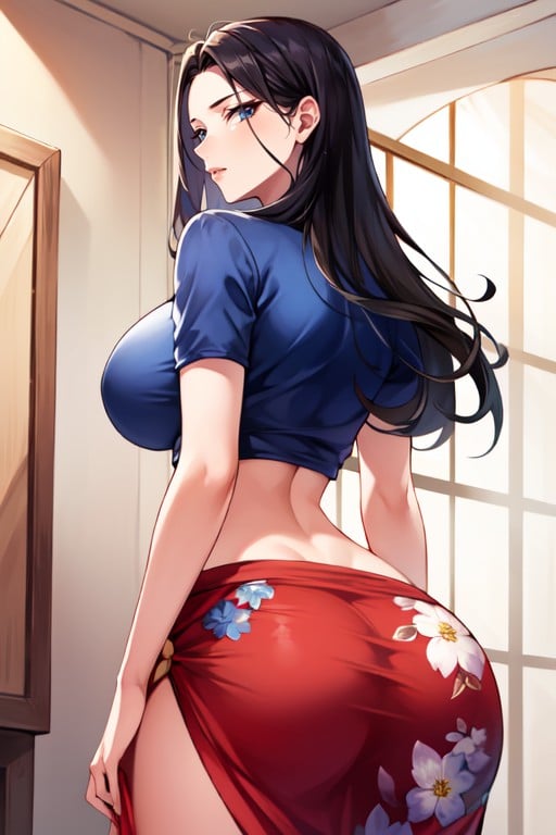 Peito Grande, Nico Robin (one Piece), Bunda Grande Hentai IA pornografia