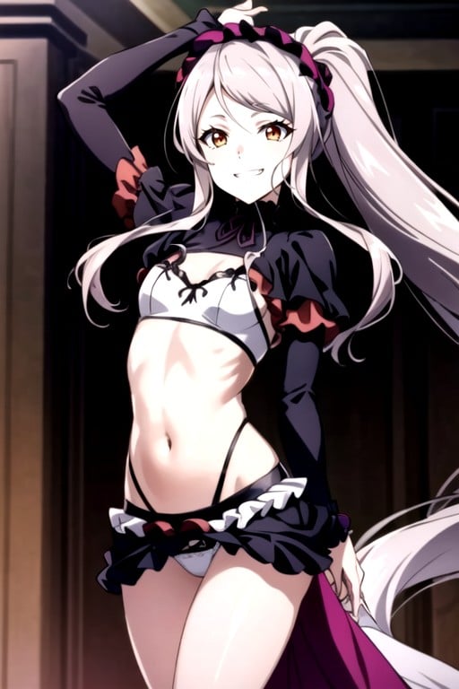 Petite Poitrine, Sourire, Shalltear Bloodfallen (overlord)Porno IA Hentai