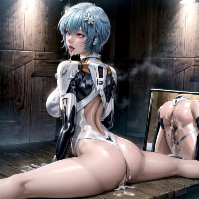 Ahegao, Split (vista Trasera), SurrealismoPorno AI Hentai