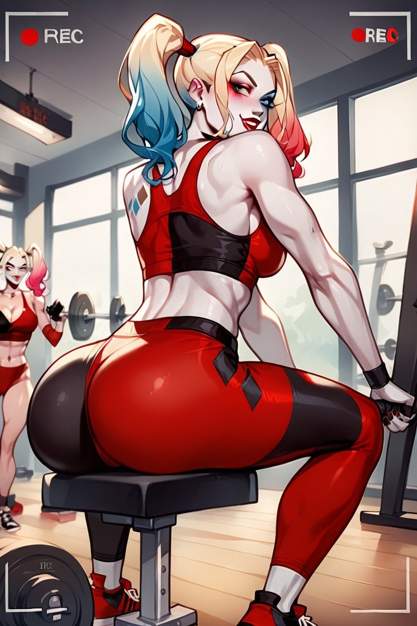 Recording, Harley Quinn, GymPorno AI