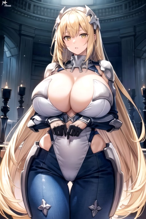 Aiz Wallenstein (is It Wrong To Try To Pick Up Girls In A Dungeon?), Bunda Enorme, Seios Falsos Pornografia de IA