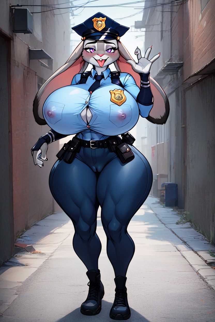 Full Body, Thick Thighs, Nsfw Furry AI Porn