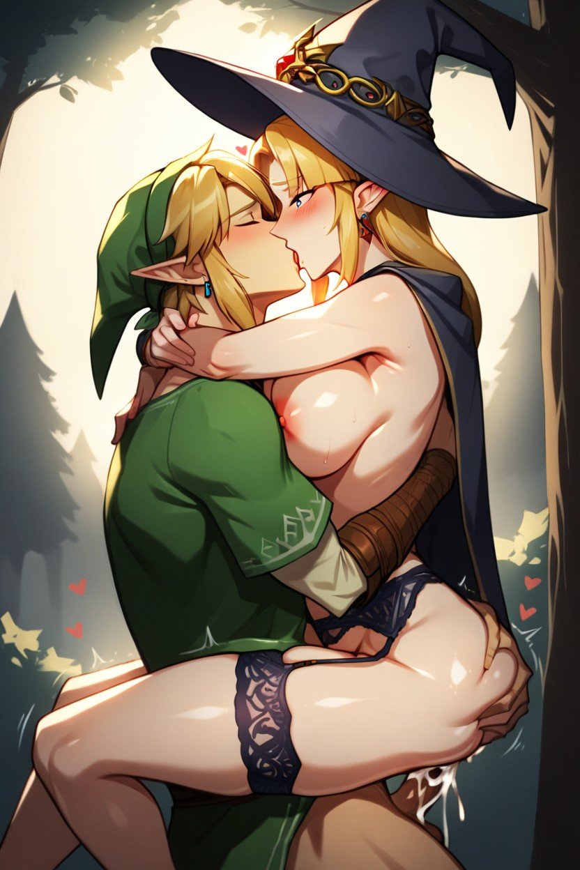 Bosque, Link, Hair ZeldaPorno AI