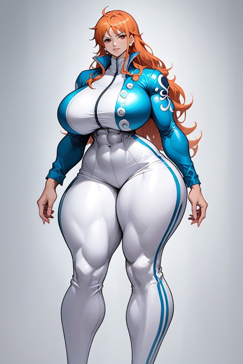 Large Ass, With A High Opening On The Thighs Jumpsuit Details The Upper Part Of The Jumpsuit Covers The Bust, Highlighting Her Silhouette Its High In The Crotch And HipsAI黃漫