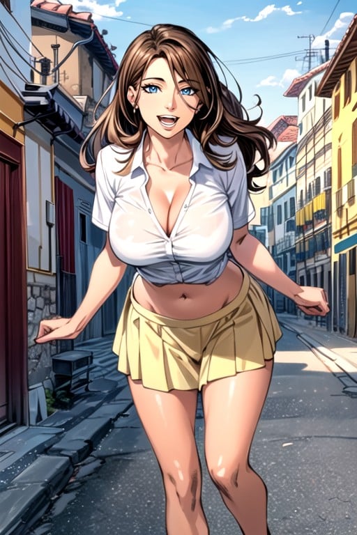 Chemise De Bureau, Bande Dessinée, 30+Porno IA