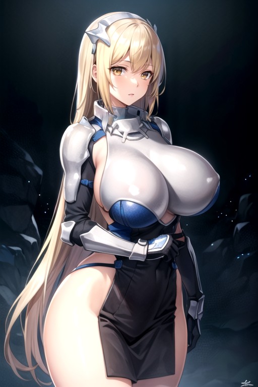 Bunda Enorme, Seios Falsos, Aiz Wallenstein (is It Wrong To Try To Pick Up Girls In A Dungeon?) Pornografia de IA