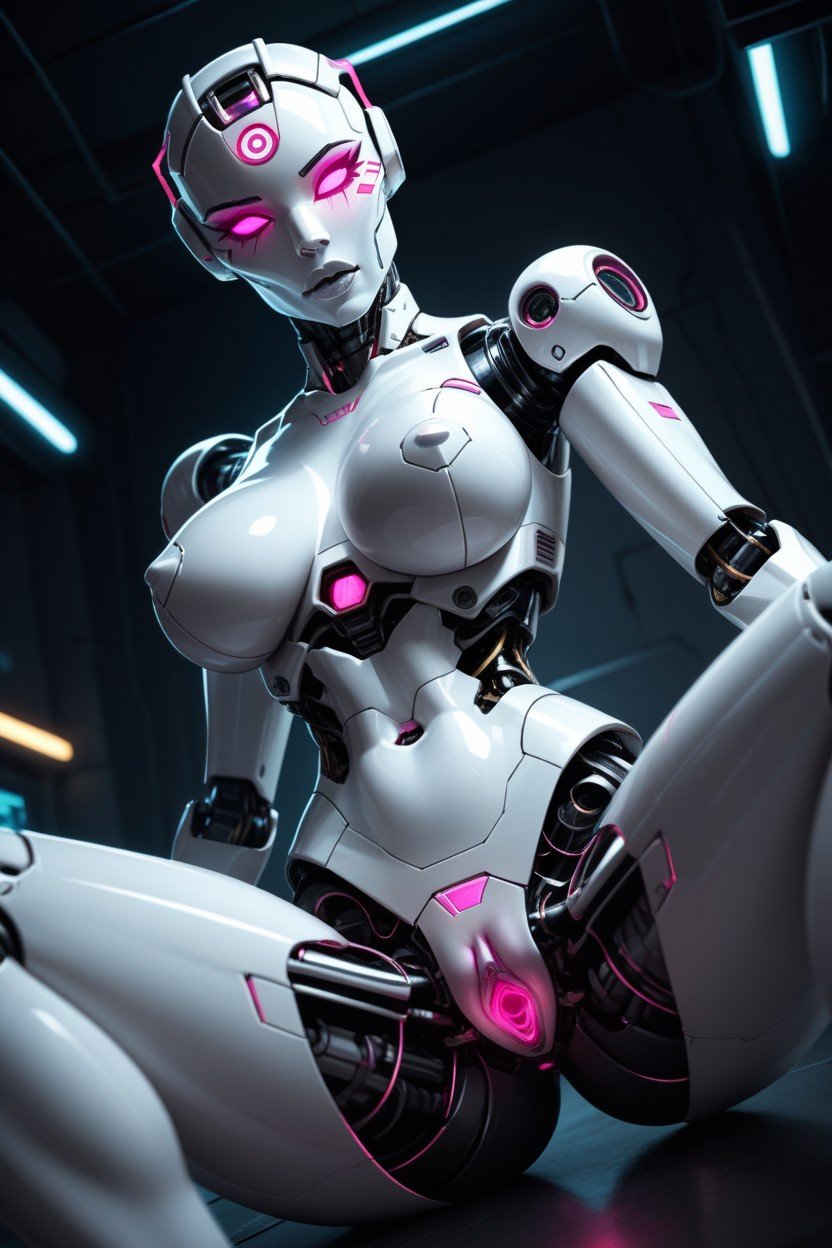 Female Robot, Neon, BlowjobAI黃片