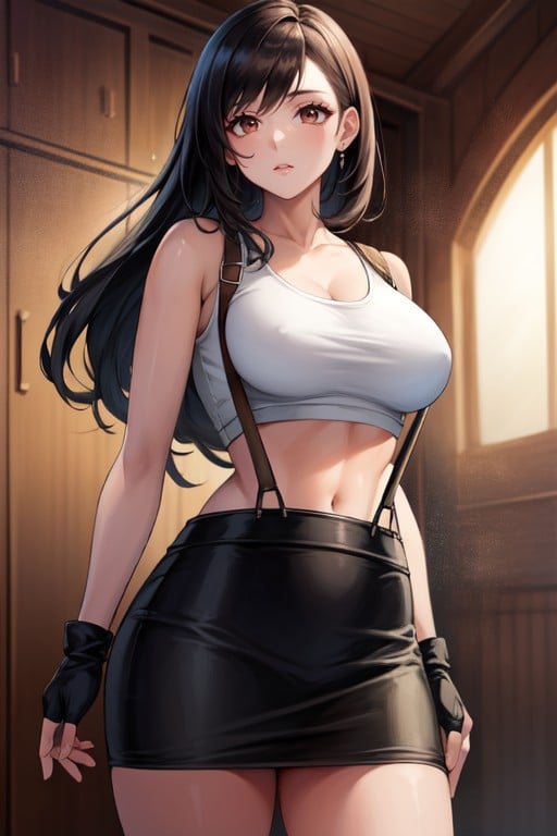 Tifa Lockhart (final Fantasy), Waist Shot, Large Ass Hentai AI Porn