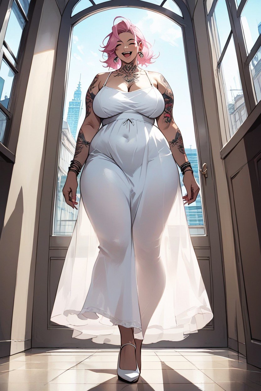 Full Body Tattoos, Sundress, Saggy TitsPorno IA