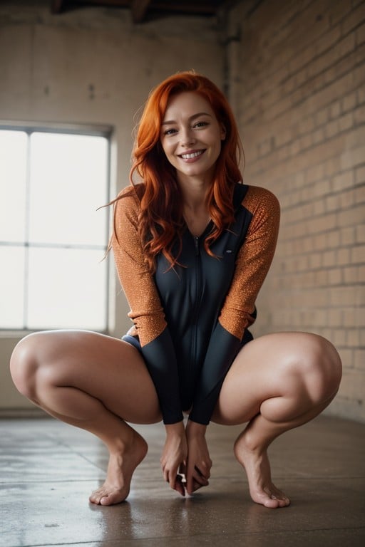 Ginger, Laughing, Onesie Furry AI Porn