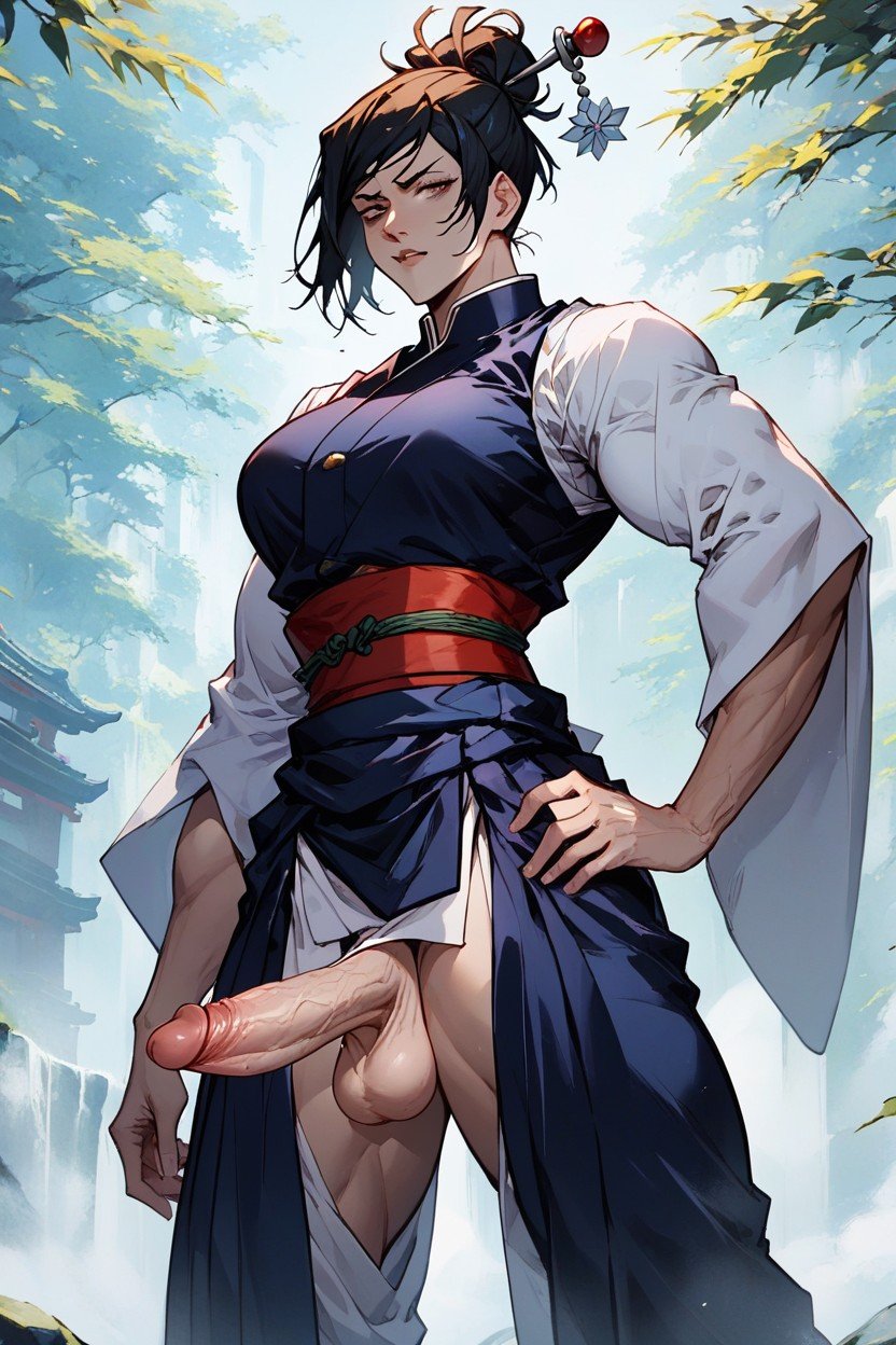 Samouraï, Gros Seins, Mei Mei From Jujutsu KaisenPorno IA Furry