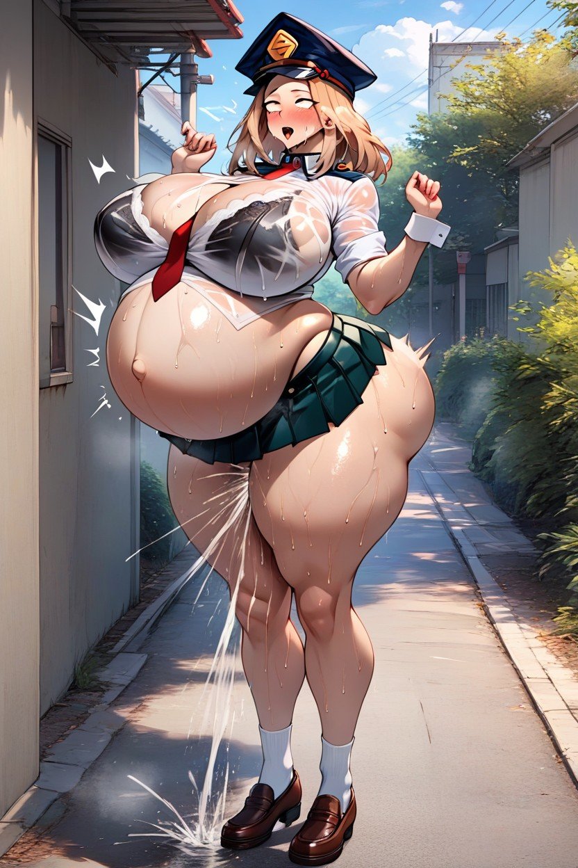 Massive Breasts, Hyper Pregnant, Japanese School퍼리 AI 포르노