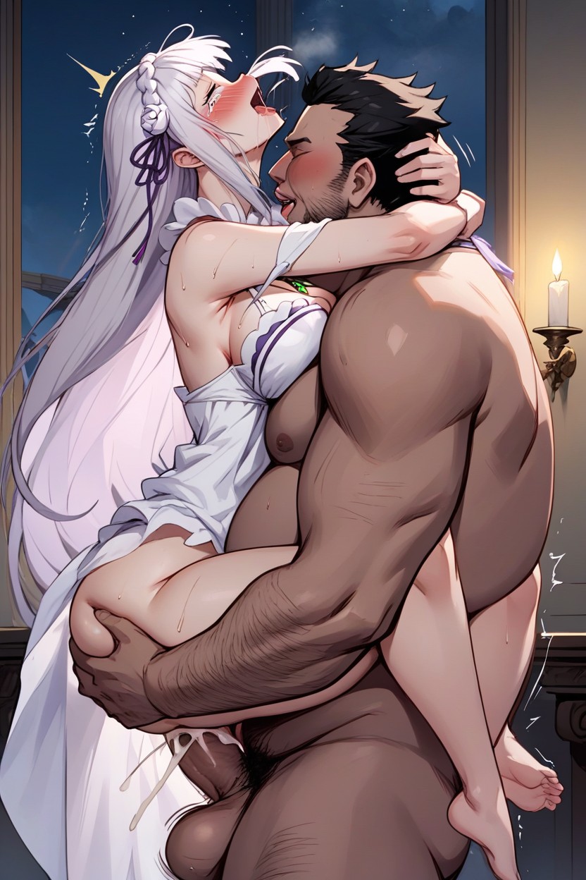 Indoor, Breast, Huge Testicles Hentai AI Porn