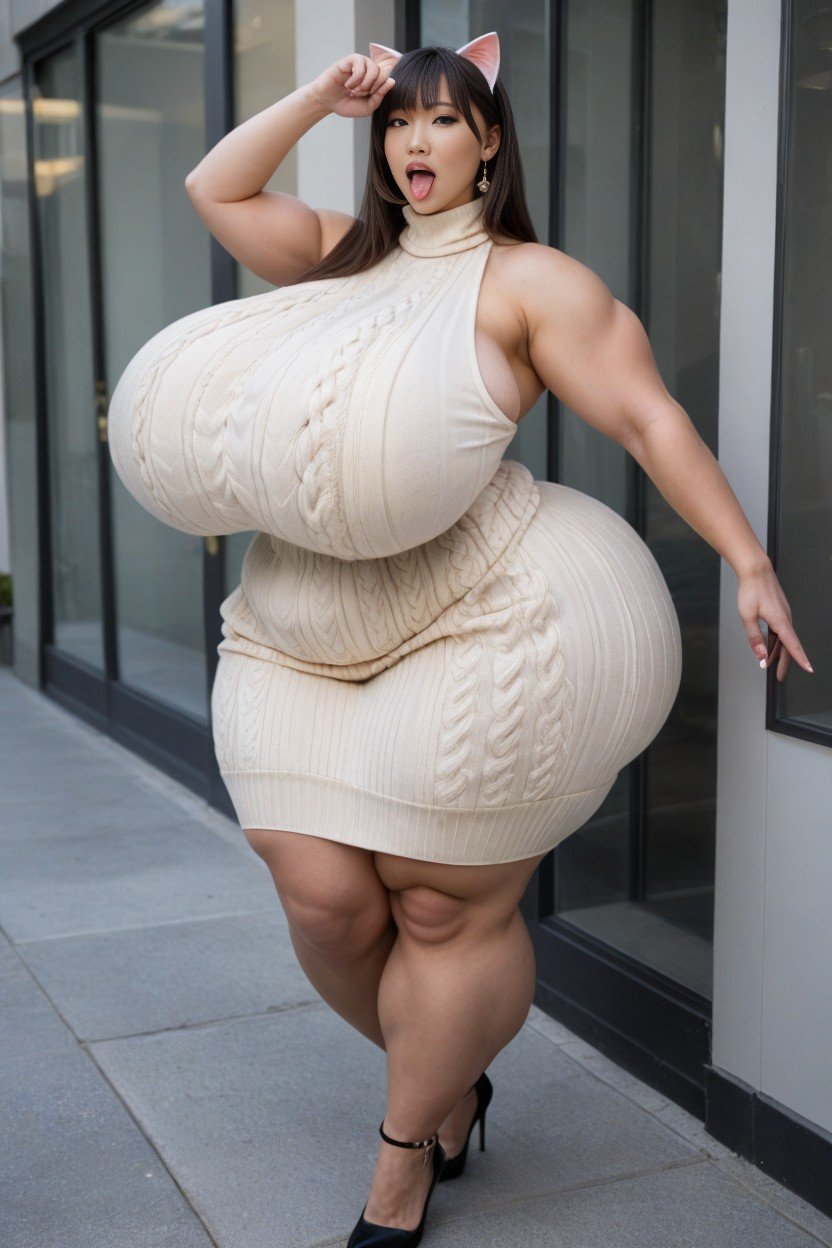 No Nude, Disproportionately Huge Hips, Ssbbw AI Porn