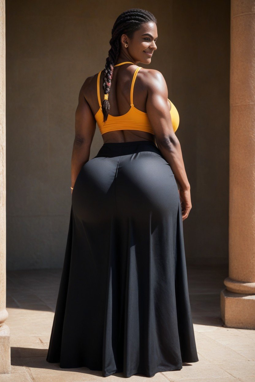 Bigger Ass, Pechos Grandes, BraidsPorno IA de transexuales