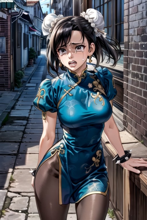 Craintif, Chun Li (street Fighter), Bras Derrière Le DosPorno IA Hentai