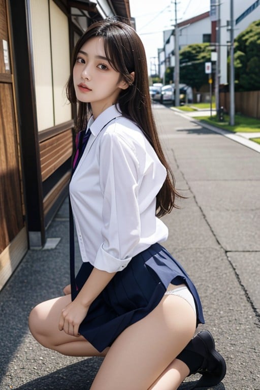 School Uniform, Bottom Up, 18 AI Porn