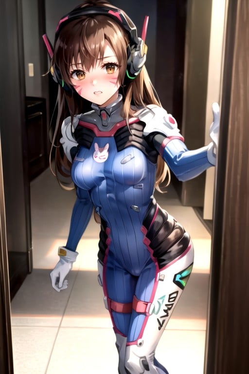 D'va (overwatch), Selfie, AvergonzadaPorno AI