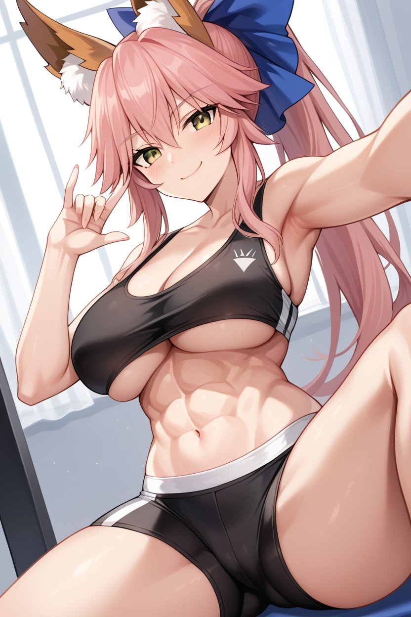 Smug Expression, Fit, Sport Bra AI Porn