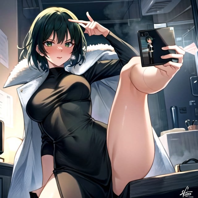 Modèle, Gêné, Fubuki (one Punch Man)Porno IA