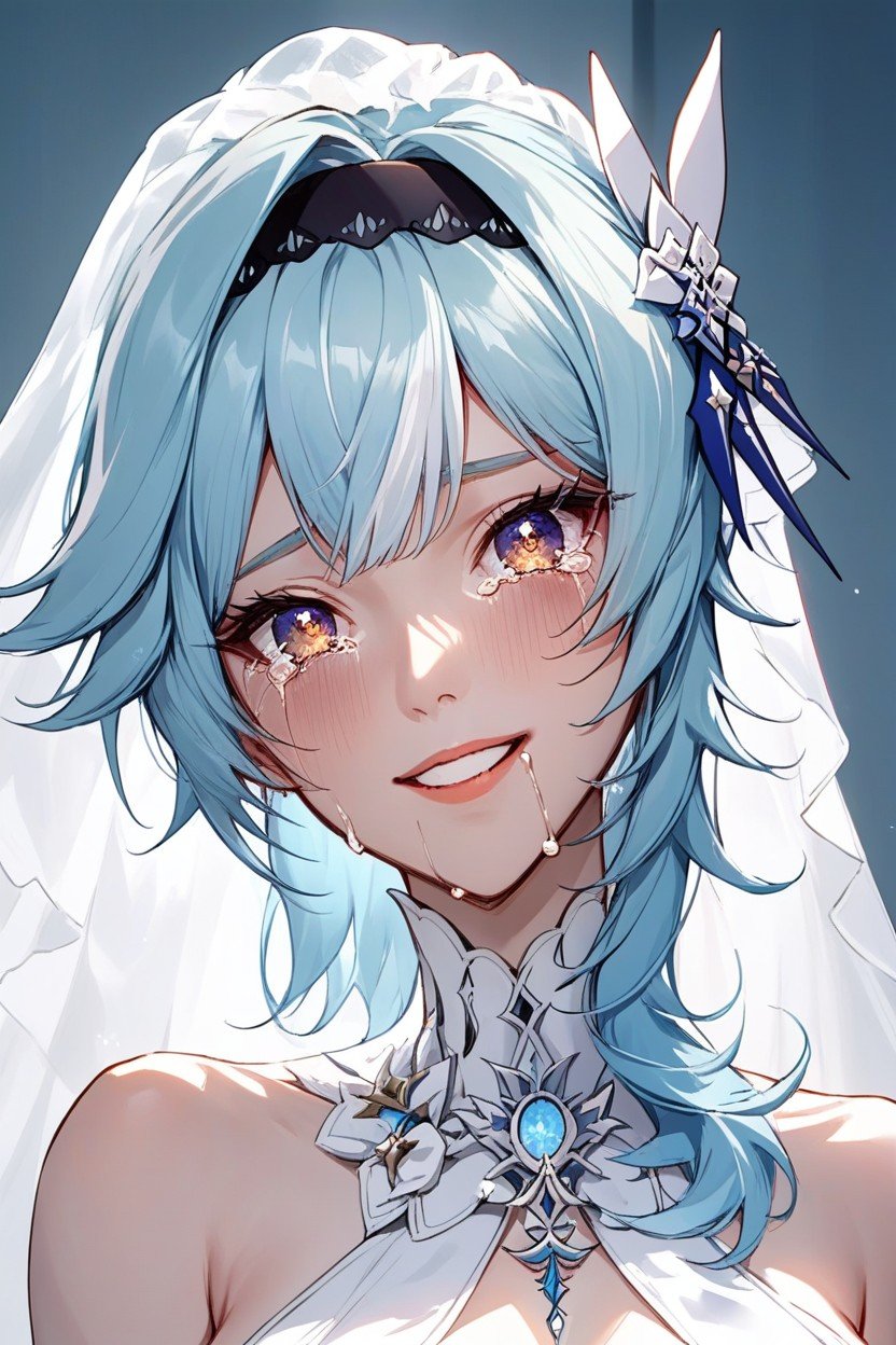 Sombra Suave, Chorando Feliz, Wedding Dress Hentai IA pornografia