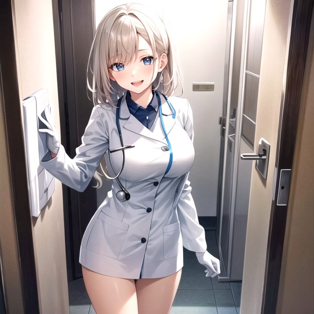 Hôpital, Debout, Cul MoyenPorno IA Hentai