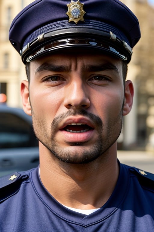 2 People, Fantasia De Polícia, Ahegao Hentai IA pornografia