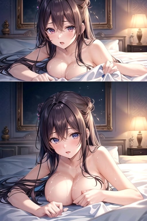 Laying, Bed, Nsfw Hentai AI Porn