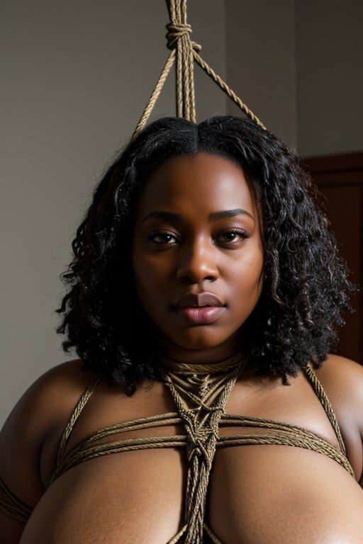 Bbw, African, Shibari Furry AI Porn